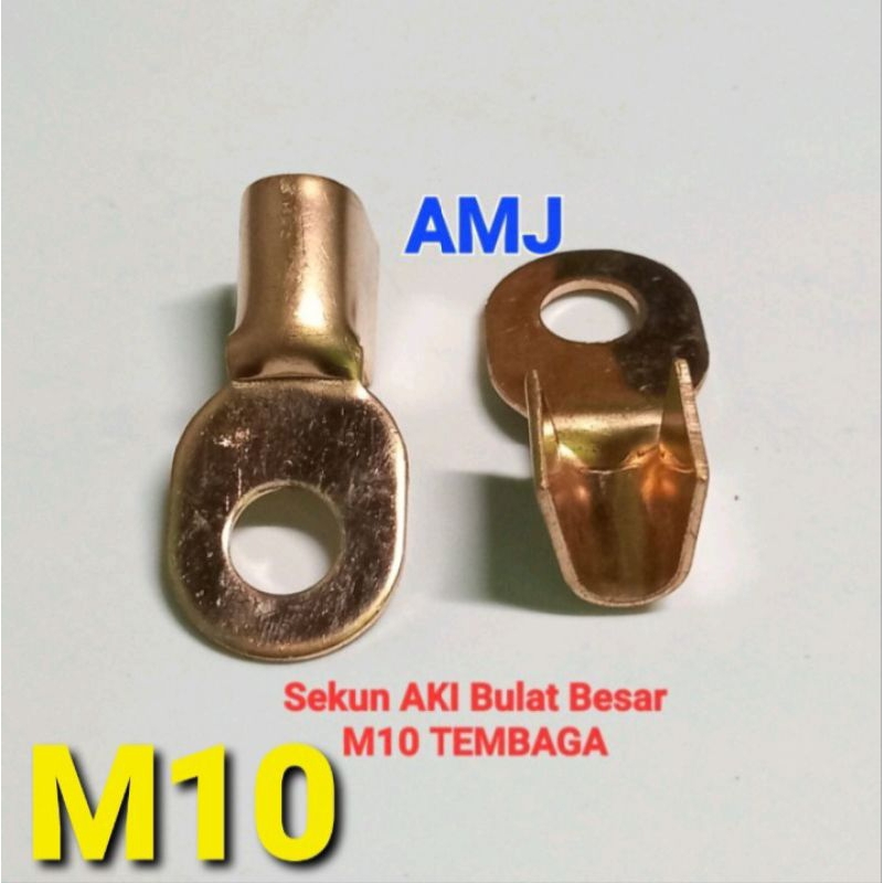 SEKUN SKUN AKI Bulat Besar M10 TEMBAGA