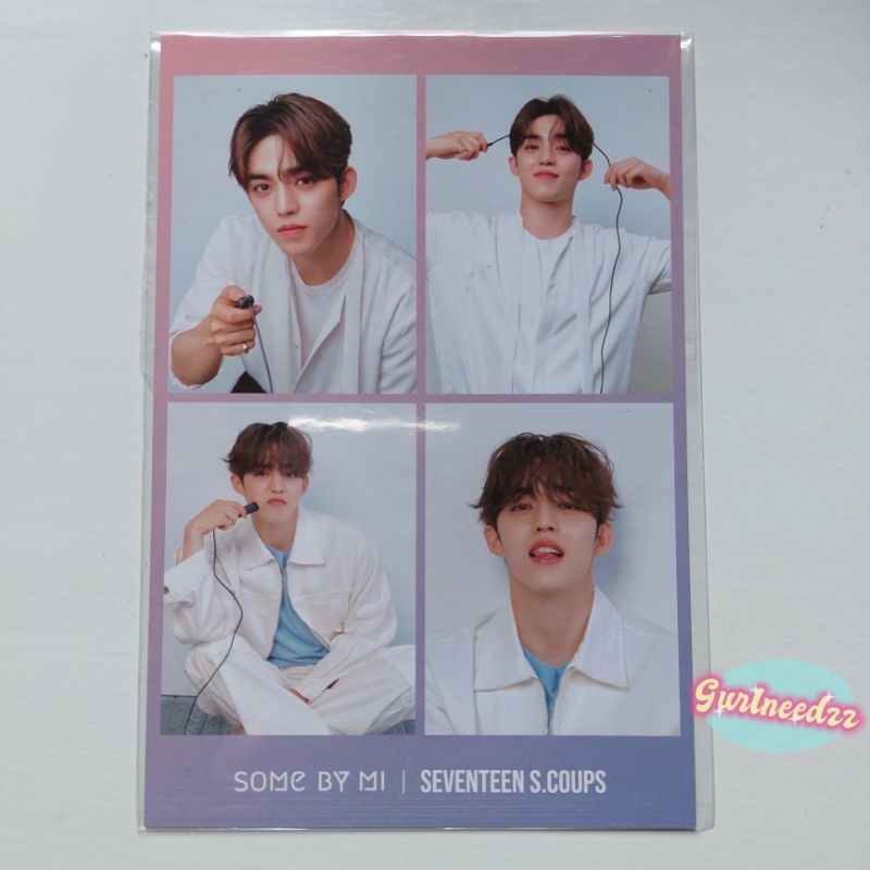 SCOUPS POSTCARD SOME BY MI SVT SEVENTEEN OFFICIAL PC