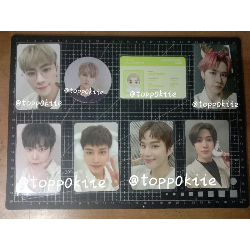[READY] PHOTOCARD PC OFFICIAL NCT 127 WAYV TC CCOMAZ BLUE VER XIAOJUN, JUNGWOO. TC CCOMAZ RED VER DO