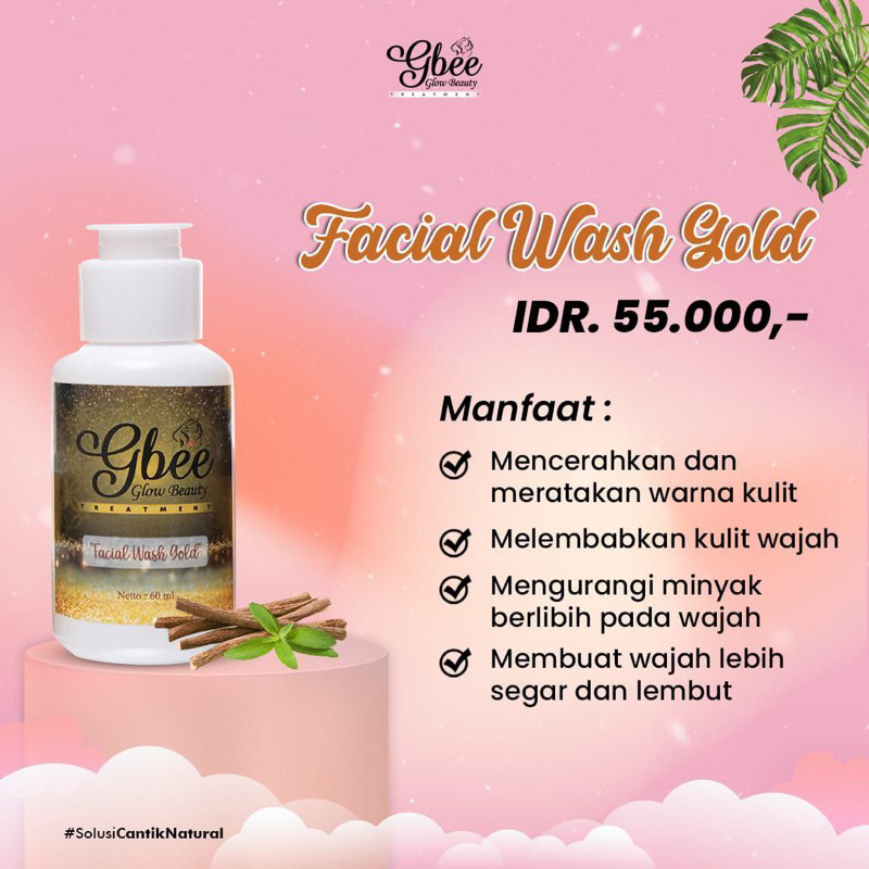 (Bisa COD) PAKET GOLD WHITE GBEE GLOWBEAUTY