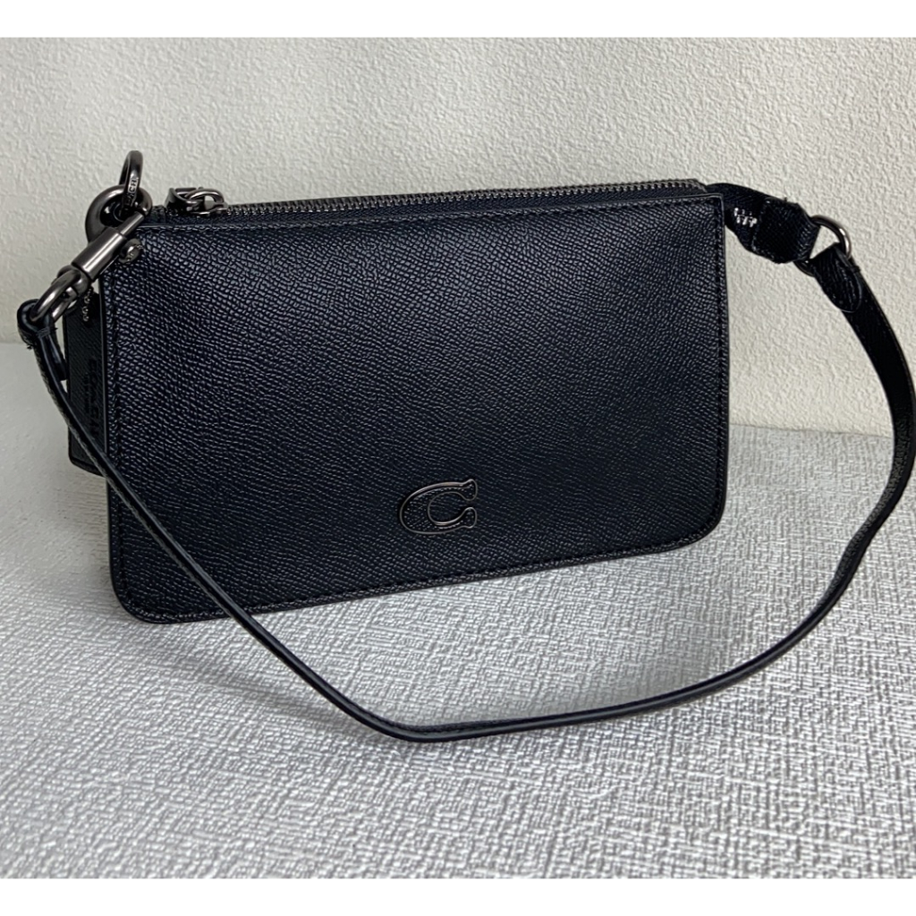 Coach Original CJ797 Cross Pattern Underarm Bag Mahjong Bag Cowhide Material Shoulder Bag Crossbody Bag  yxb 797