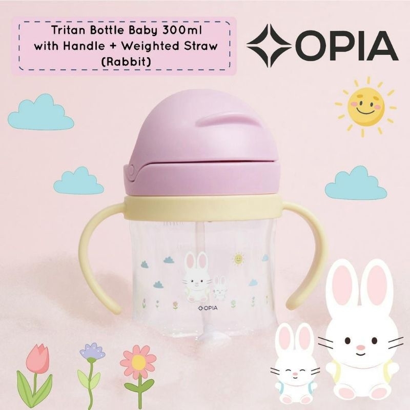 Opia tritan baby bottle 300ml (rabbit) - botol minum anak