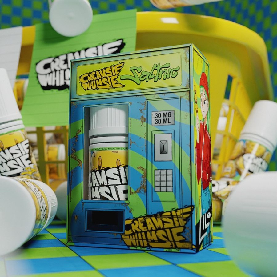 (SALT) CREAMSIE WHIMSIE BANANA 30MG 30ML BY VEM JUICE