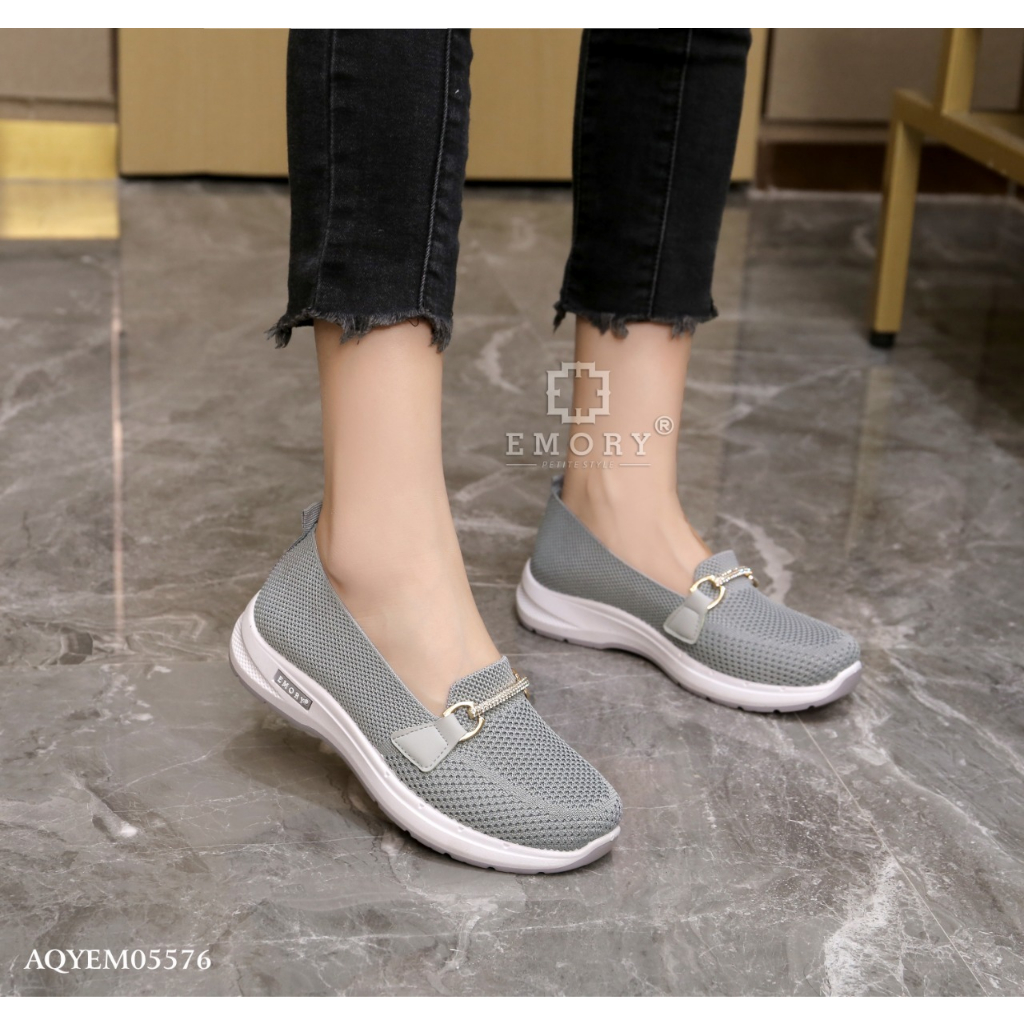 SEPATU SLIP ON  EMORYSTYLE Davarine  Series  AQYEMO 5576 MB