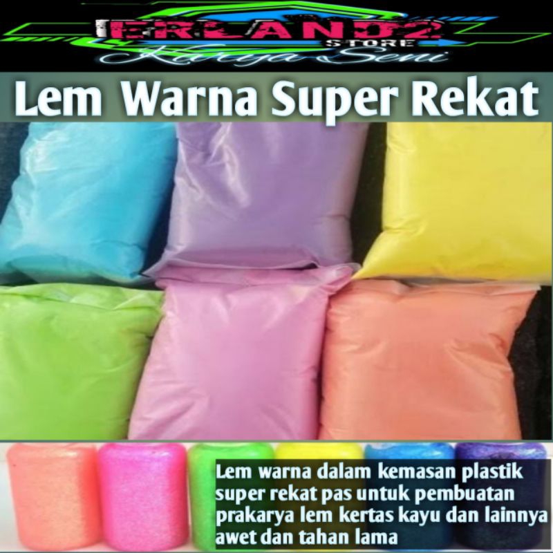 

Lem warna super rekat