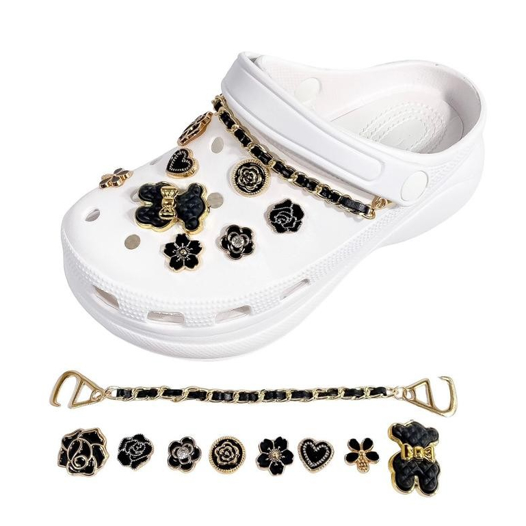 Set Pin Jibbitz Charm Aksesoris Sandal Sepatu Crocs