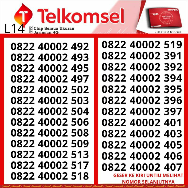Nomor Cantik Simpati 4g Telkomsel