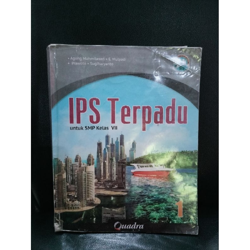 Buku IPS Terpadu 1 SMP kelas 7 Quadra kurikulum 2013 revisi 2016