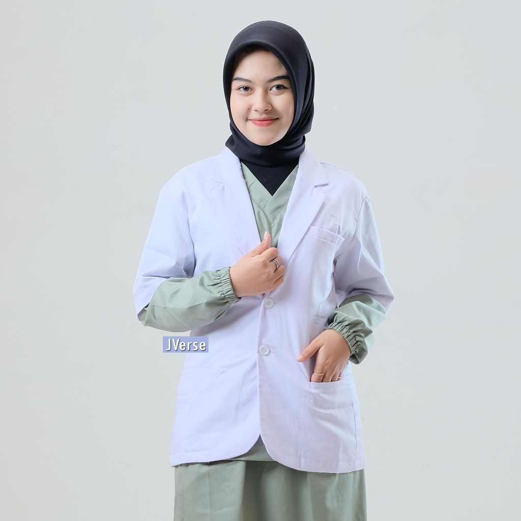 Jas Dokter / Snelly Lengan Pendek Premium