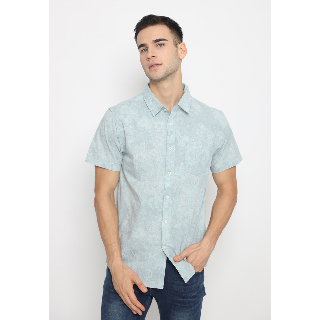 VISSLA-PANORAMA ECO SS SHIRT-KEMEJA PRIA-ATASAN PRIA