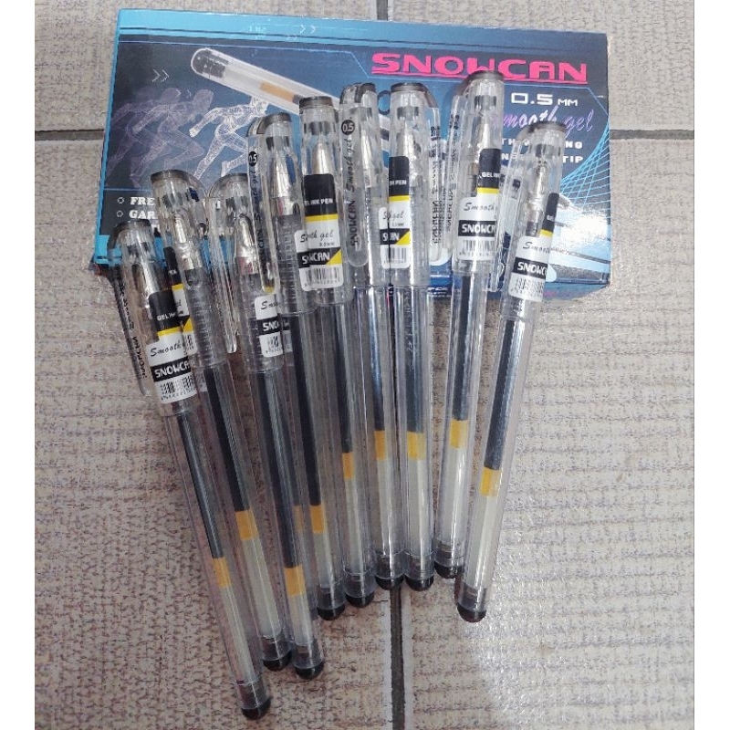 

pulpen snowcan smooth gel 0.5mm