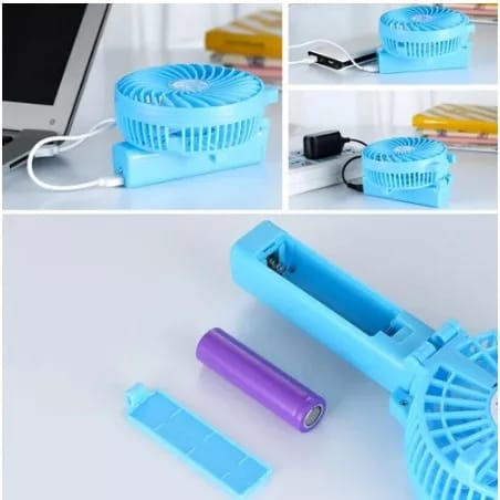 Kipas Angin Tangan Portable Handy Mini Usb Fan Warna POLOS