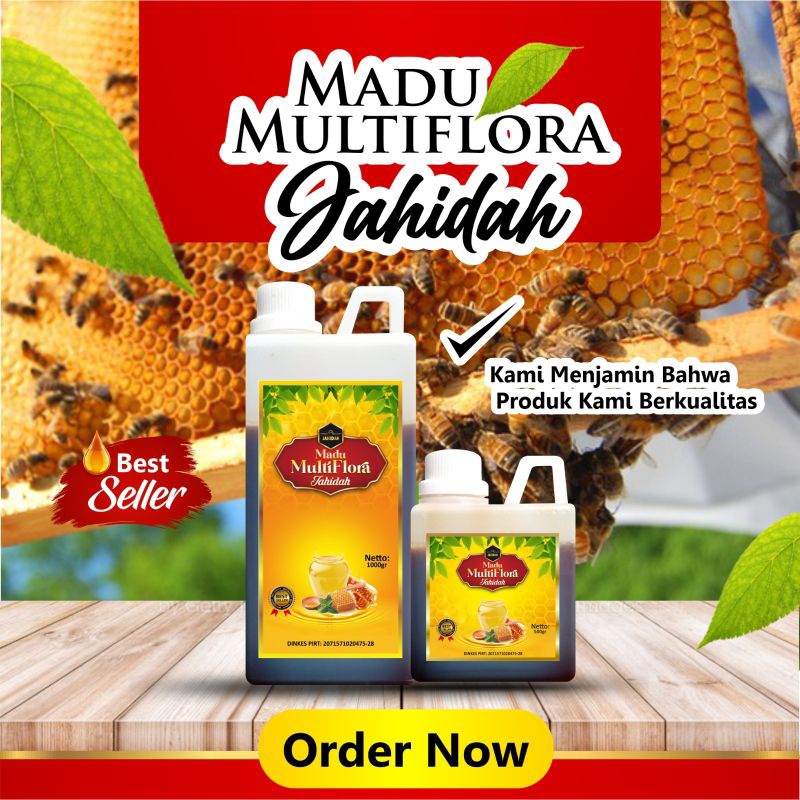 

Madu jahidah multiflora 500gram