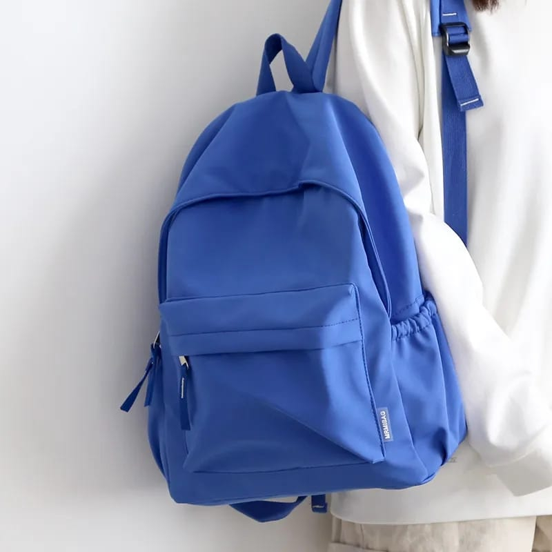 Taslangford -  Backpack Tas Kuliah Polos Pria Wanita Ransel Sekolah SD SMP SMA