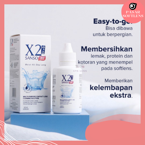 CAIRAN X2 SANSO 60 ML PEMBERSIH SOFTLENS / AIR SOFTLENS 60ML