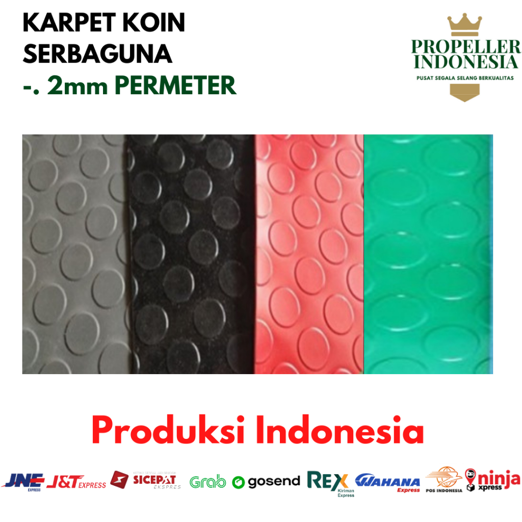 Karpet Koin Meteran Karpet Mobil Karpet SerbaGuna Tebal 2MM