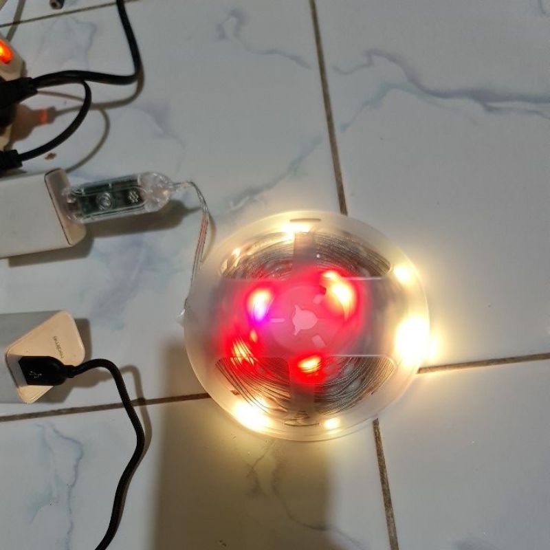 Lampu LED string running RGB 10M full,sensor suara tahan air/bisa masuk dalam air,bisa disetel