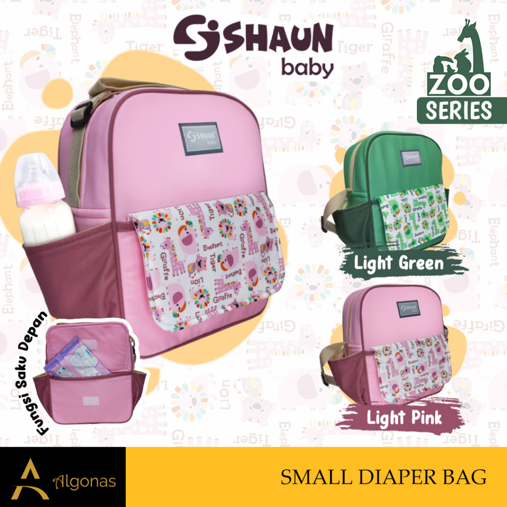 Tas Bayi Serbaguna Diaper Bag Shaun Baby Zoo Series