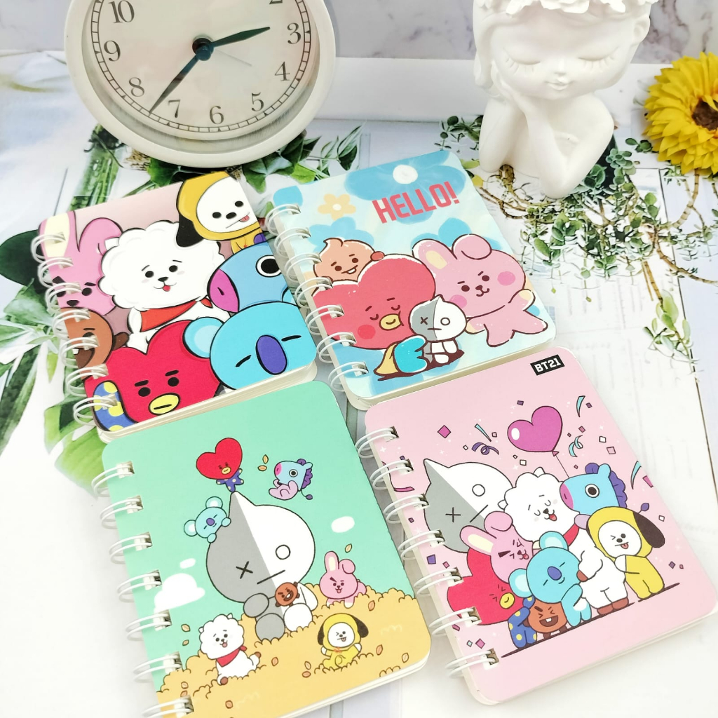 Notebook Buku Diary Spiral Karakter Lucu Unik ukuran A7 isi 80 Halaman / Buku Tulis Spiral Kertas Bergaris Ready banyak pilihan Motif Alat Tulis Sekolah Anak Terlengkap Kualitas Terbaik bisa COD