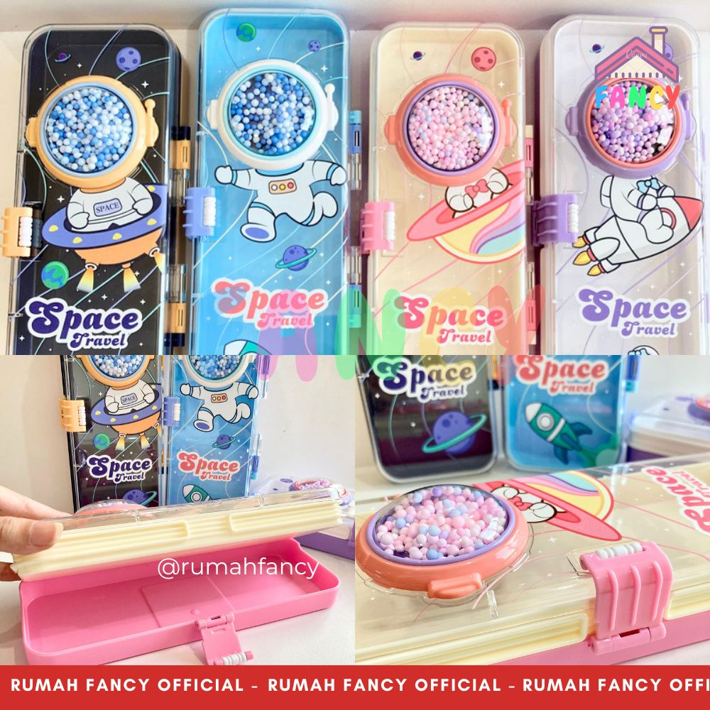 

[FREE DUS + BUBBLE] Kotak Pensil Magnet PREMIUM / Tempat Pensil Xiao Ling Jing Timbul + mainan styrofoam gabus 35289 Pensil Case Magnet Styrofoam Cute Bunny Kelinci Astronout Lucu Unik Murah