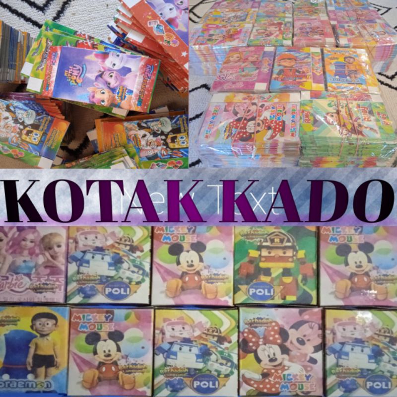 

kotak kado kosong isi 200pcs ukuran 7x9cm