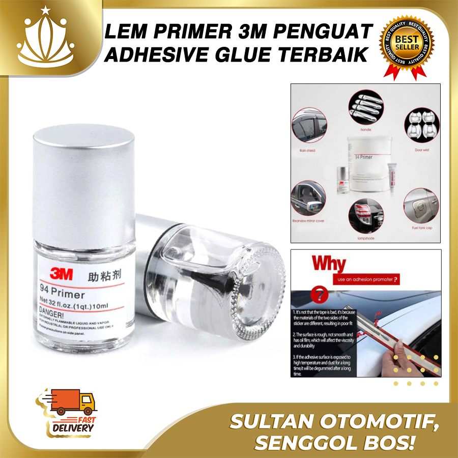 Lem Primer Penguat Perekat Double Tape 10ml 3M