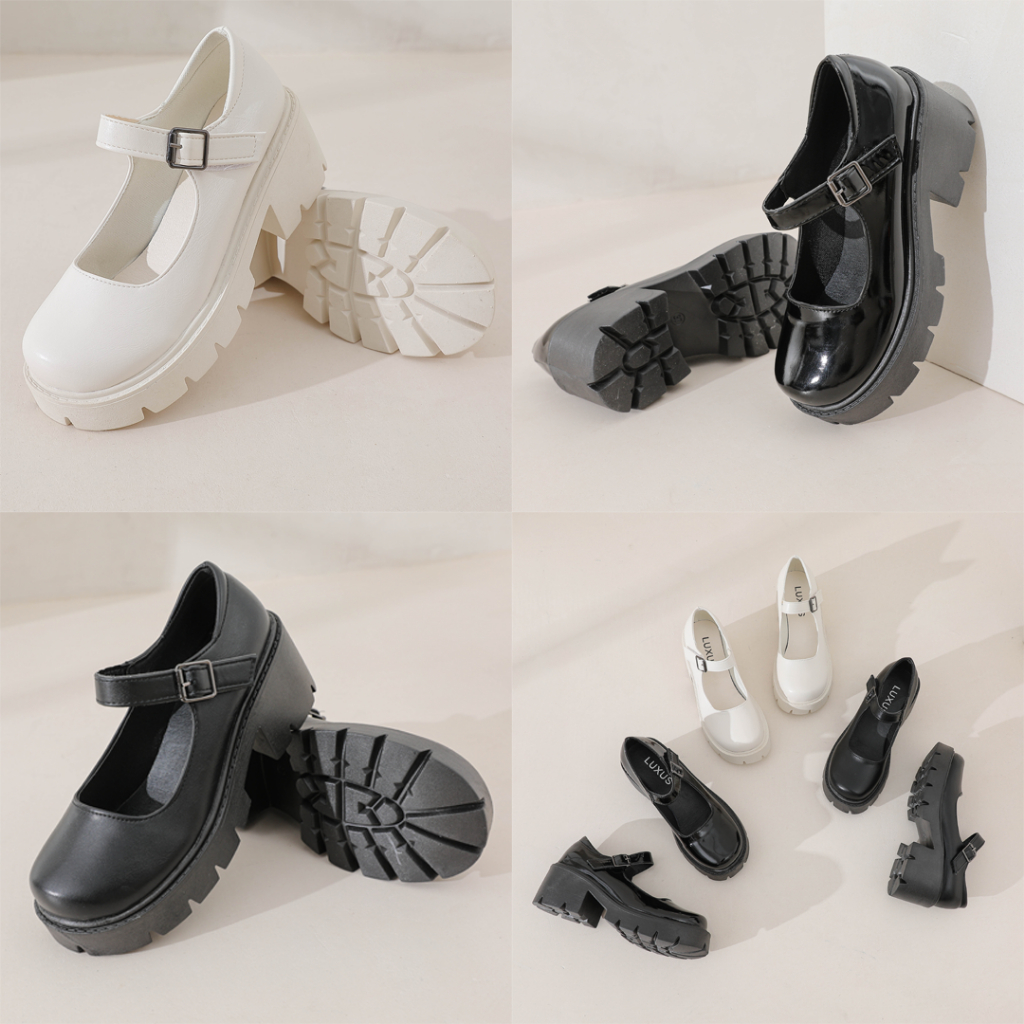 FREE KOTAK SEPATU!!! SALE!!! SEPATU WANITA HIGH MARY BOOTH PREMIUM - 005