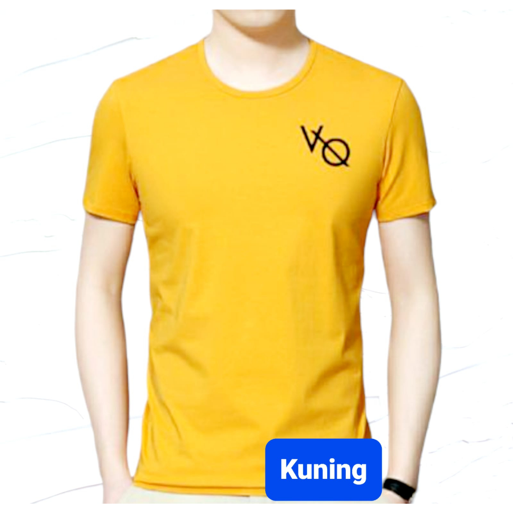 Baju Kaos Cowok Dewasa Distro Terbaru Lengan Pendek Oblong Pria Harian