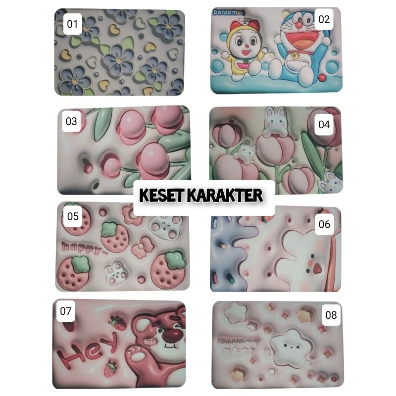 Keset Kamar Mandi 3D/Keset Kamar mandi karakter/keset anti slip