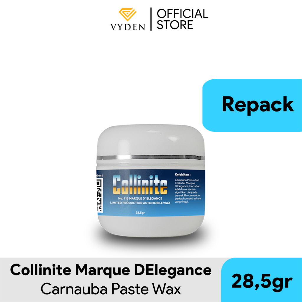 Collinite Marque D Elegance Carnauba Paste Wax 915 28,5 gr Awet 6 Bulan MURAH