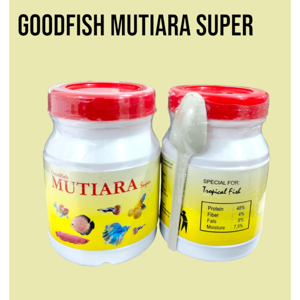 GOODFISH Mutiara Tropical super 100gr Makanan Ikan cupang guppy molly