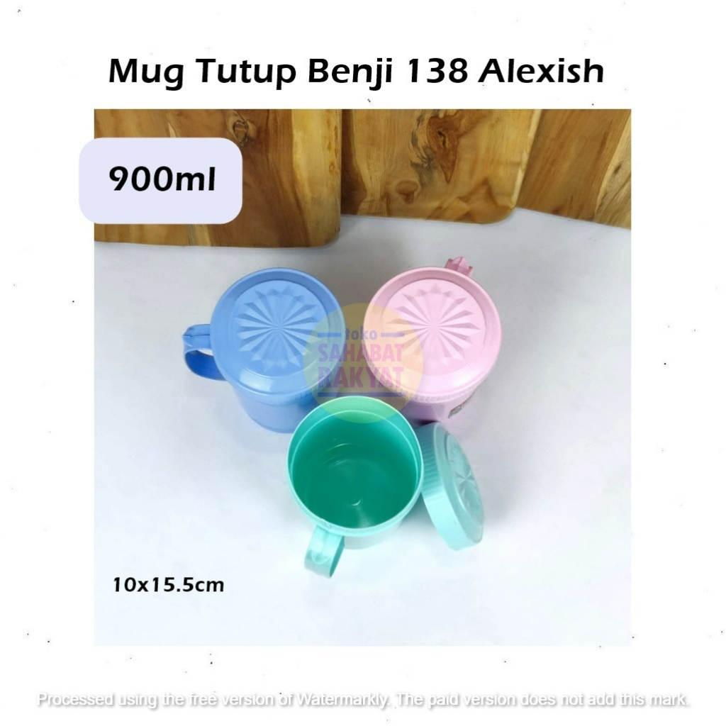 Mug Gelas Tutup Benji 138 Alexish