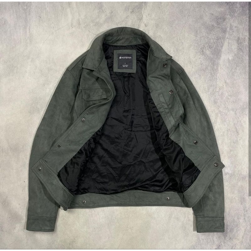 jacket suede grey