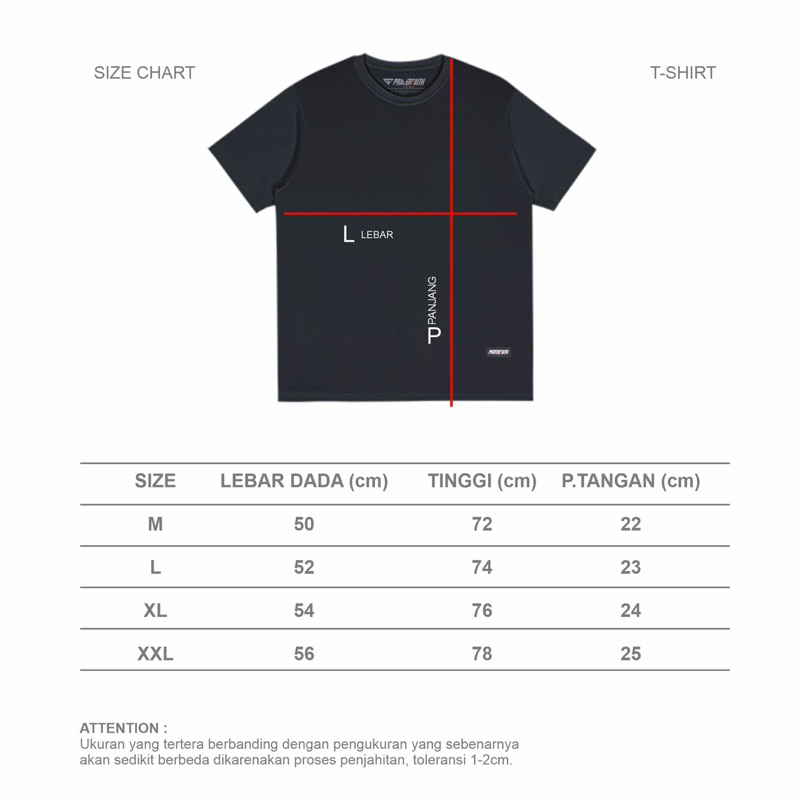 Tshirt Pria Punisment Black Matt Cotton Combed