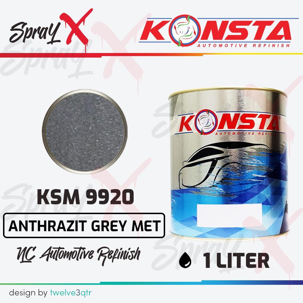 KONSTA NC METALLIC DARK GREY / ABU METALIK REPACK - CAT DUCO