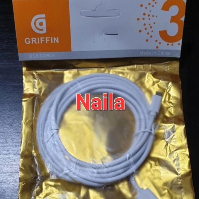 Kabel Data CCTV 3 Meter Kabel Data Griffin 3 Meter Original 100% Micro Usb