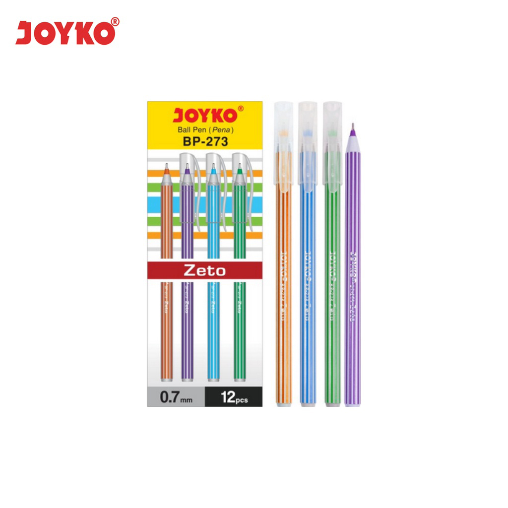 

BALLPOINT / PULPEN JOYKO BP-273 ZETO (12 PCS)