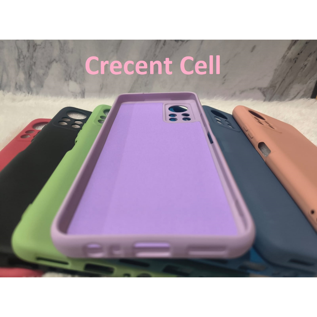 Soft Case Kompatibel Untuk Infinix Hot 11s NFC Liquid Silikon Candy Macaron Bludru