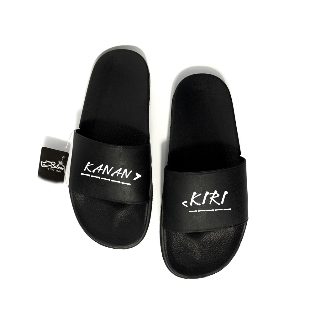 Sandal Pria Model Slide Anti Air Sendal Slop Flip Flop Karet Silom S-01