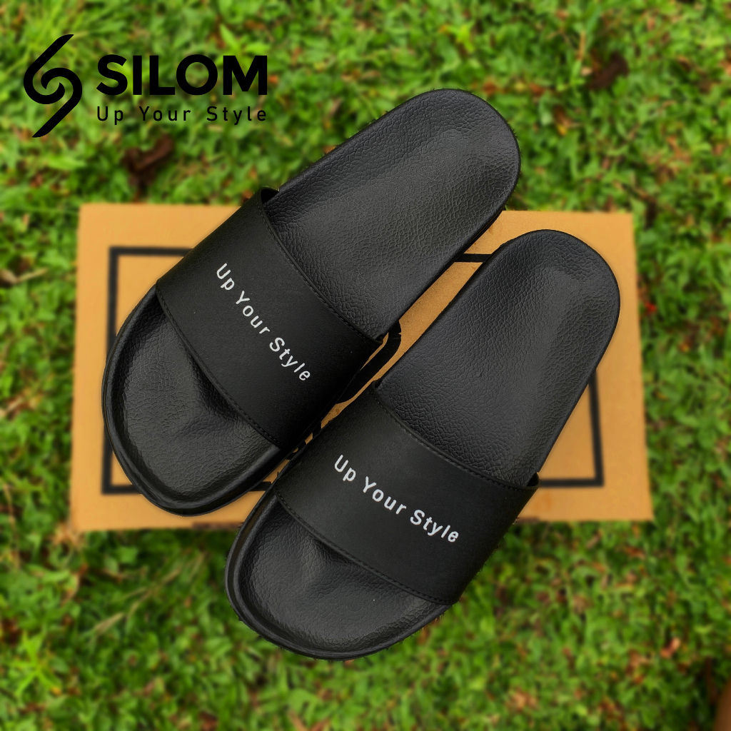 Sandal Slide Pria Anti Air Silom S-04 Sendal Slop Karet Flip Flop