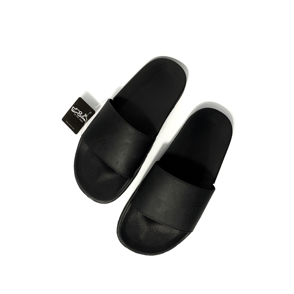 Sandal Slide Pria Anti Air Basic Polos Silom Sendal Slop Flip Flop Anti Ai