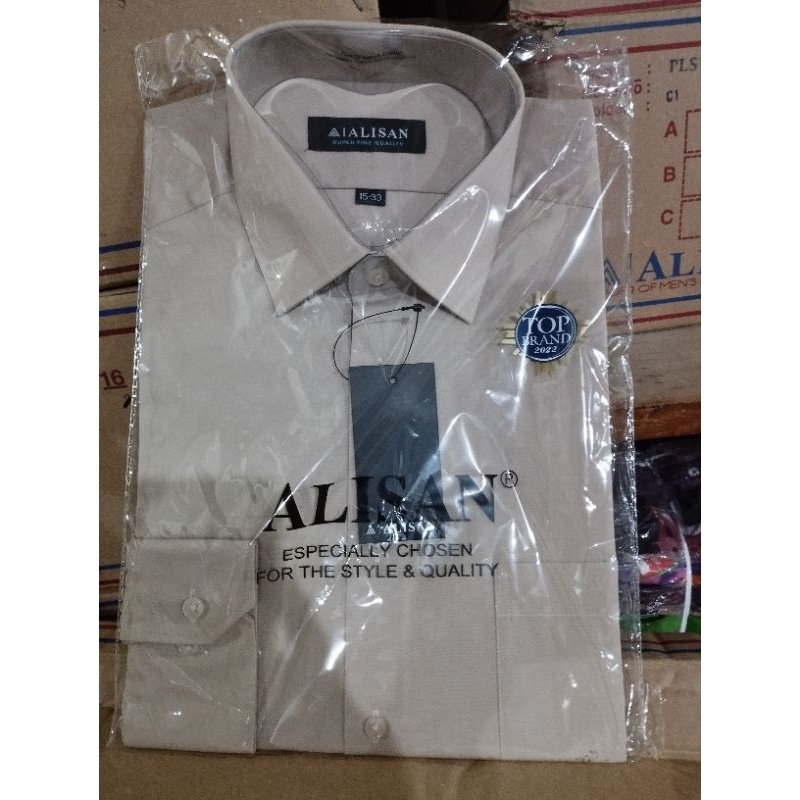 Kemeja Alishan Tangan Panjang Pria/ regular dan slimfit 100% original