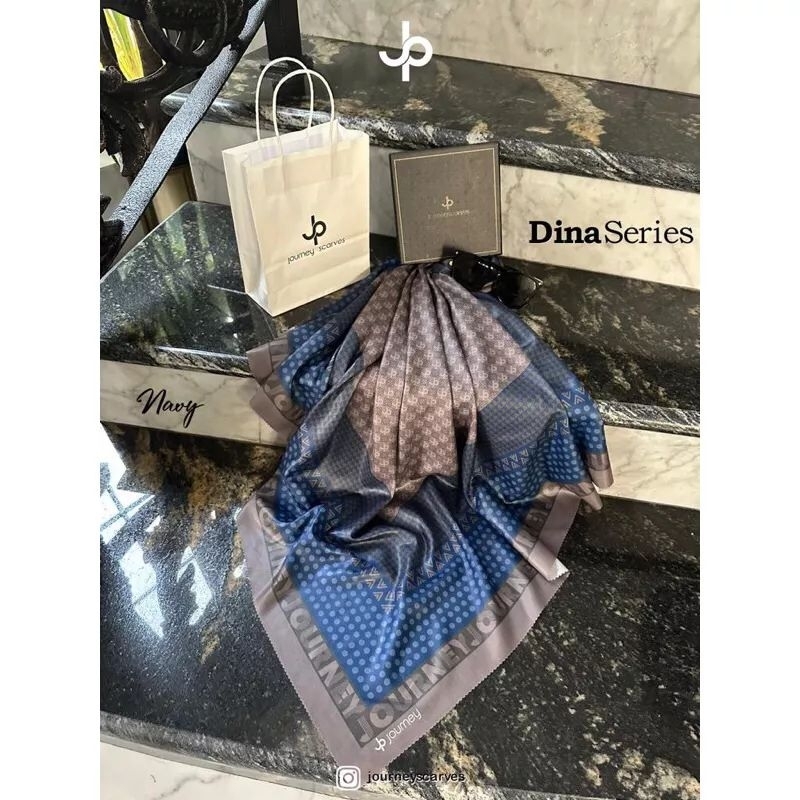 Hijab Journey Scarves Dina Navy