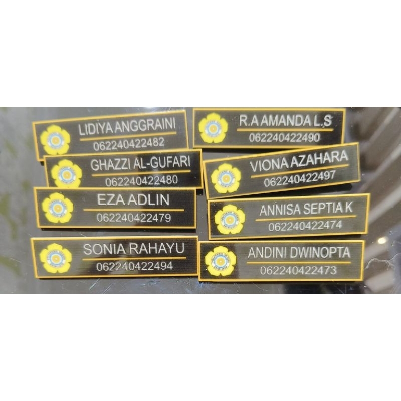 

name tag akrilik