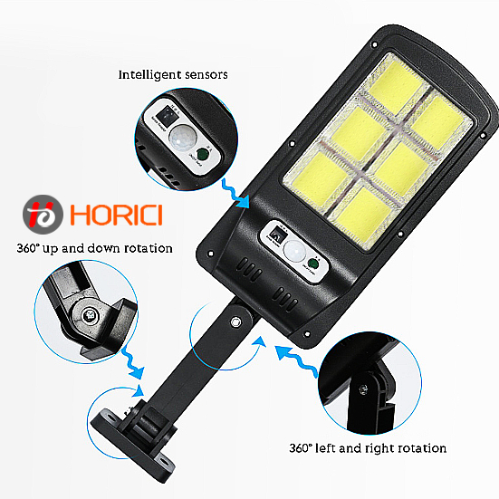 5PCS Lampu Solar Sensor Gerak Horici 120 Watt Lampu Tenaga Surya Outdoor IP65