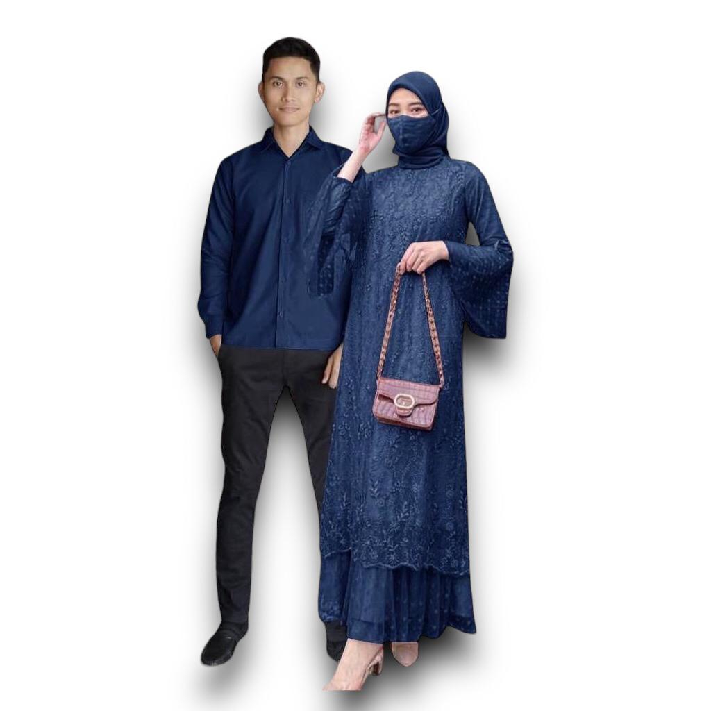 MAXI COUPLE GELA/ GAMIS COUPLE GELA SIZE S/M L XL XXL KEMEJA XL/ GAMIS MUSLIM COUPLE/ MUSLIM BAJU PA