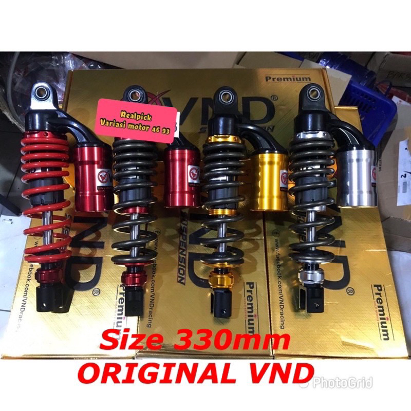 Shockbreaker Shock tabung atas matic mio beat scoopy vario fi miring VND racing ak333