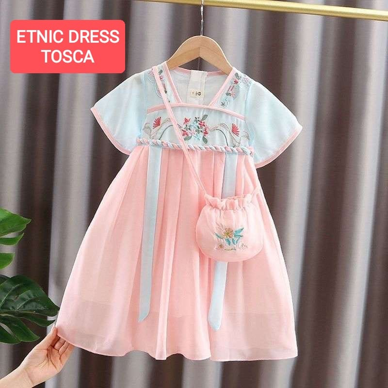 BAJUKIDDIE ETNIC DRESS BAJU SILAT ANAK CEWEK HANBOK PAKAIAN ADAT UN DAY CHINA KOREA