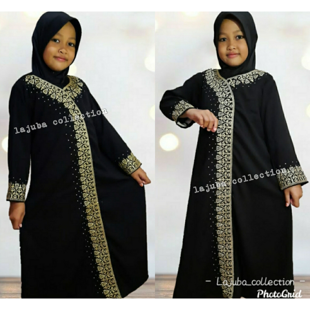 Abaya Y anak - Gamis anak terbaru dan kekinian - abaya arab Saudi anak - jubah anak - busana muslima