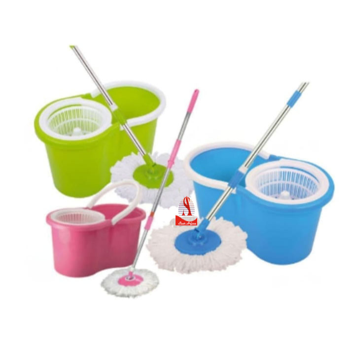 ALAT PEL LANTAI 360 DERAJAT MAGIC MOP TWIST PEMBERSIH FLOOR CLEAN BUCK
